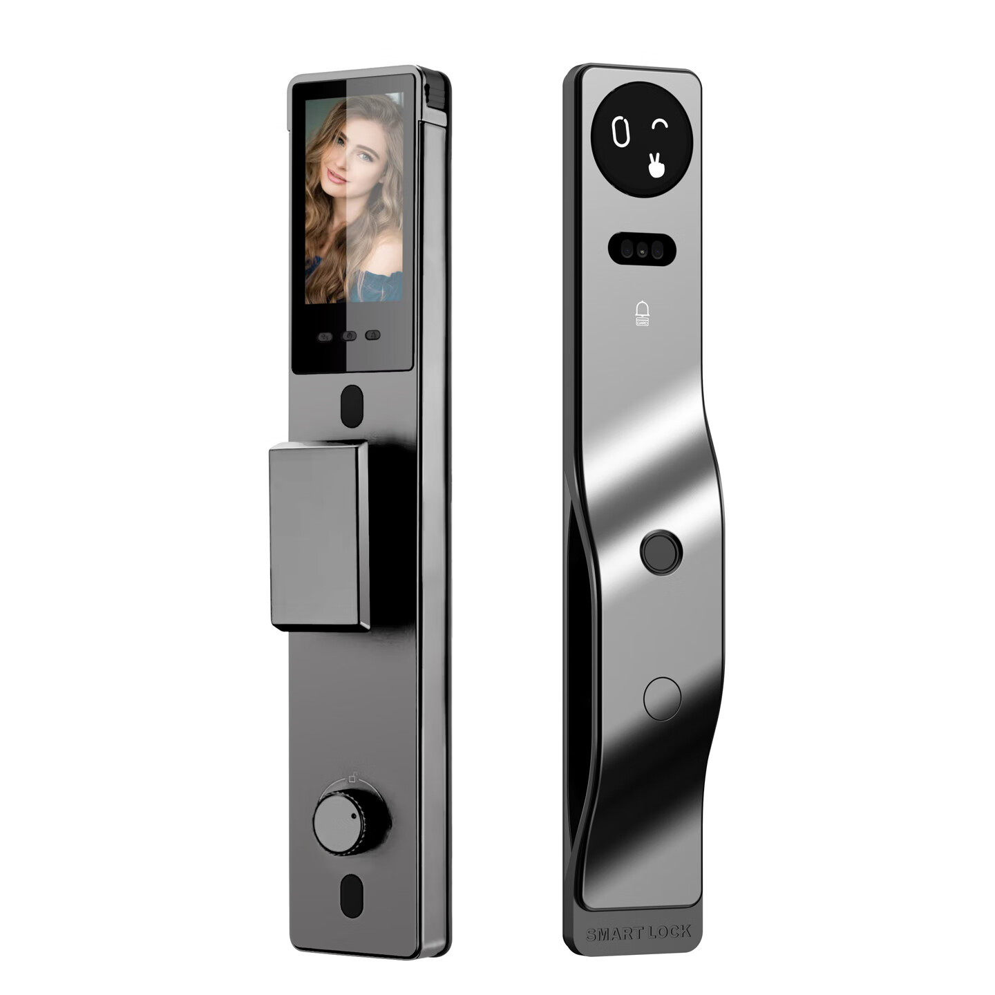 宛圣AI智能交互3D人脸识别掌静脉指纹密码电子锁